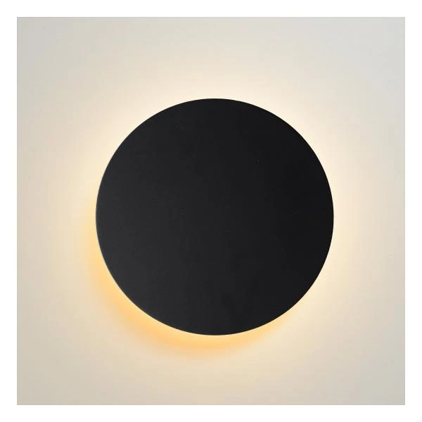 Lucide EKLYPS LED - Applique murale - Ø 15 cm - LED - 1x7W 3000K - Noir - détail 1